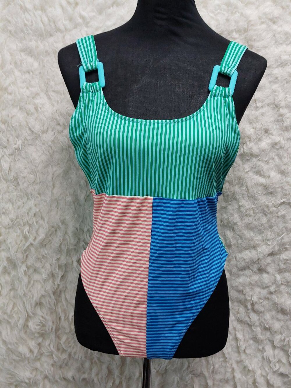 Aerie Ring Birthday Scoop Cheekiest One Piece Swimsuit UPF 50 Size L